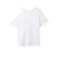 thumbnail image 4 of Camiseta casual con cuello redondo para mujer para uso diario, vacaciones, senderismo SG, 4 of 7