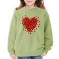 thumbnail image 4 of Ruyang Girls Long Sleeve Crew Neck Pullover Sweater Valentines Shirt Long Sleeve Love Heart Tops Graphic Clothes Festival Jacket, 4 of 4