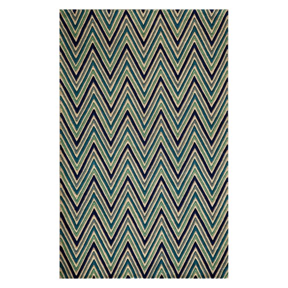 Momeni Striped Chevron Delhi Modern Area Rugs, 2'x3'