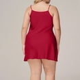 thumbnail image 3 of yillto Plus Size Women's Nightgown Spaghetti Strap Sleepwear Sleeveless Scoop Neck Cami Sleep Dress, 3 of 7