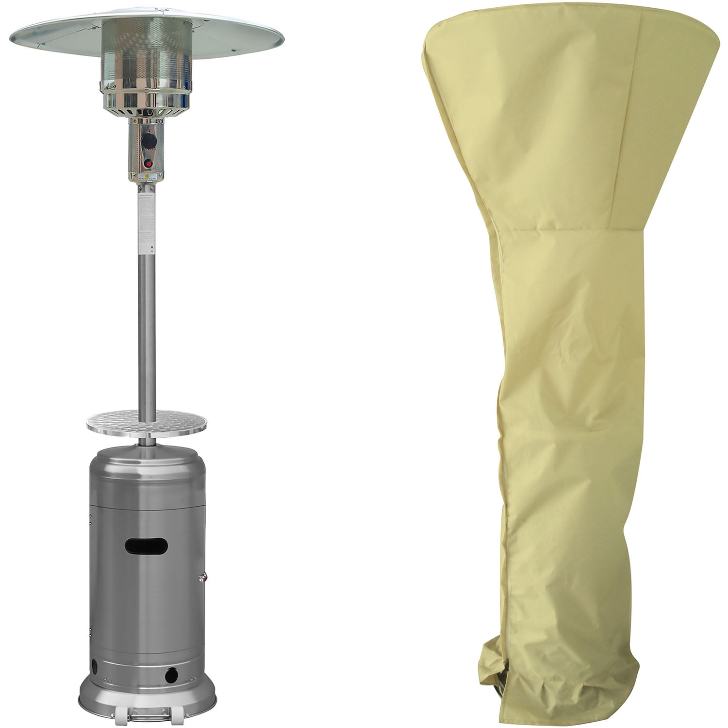 Hanover 7Ft. 48,000 BTU Steel Umbrella Propane Patio Heater in