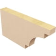 thumbnail image 5 of Ekena Millwork 2"W x 8"H x 16"L Mediterranean Woodgrain TimberThane Rafter Tail, Primed Tan, 5 of 6