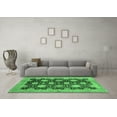 thumbnail image 3 of Ahgly Company Indoor Rectangle Oriental Emerald Green Traditional Area Rugs, 7' x 10', 3 of 4