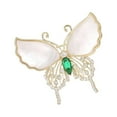 thumbnail image 5 of Sharplace Butterfly Brooch Pin Rhinestone Brooches Lapel Badge Pin Brooch Badge for Ladies Female Male Suit Bridal Bridegroom Men Women Green, 5 of 9