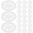 thumbnail image 1 of YSNOOWE 100 Pcs Rondelles Plates en Plastique Isolation Fixation Plafond, 1 of 8