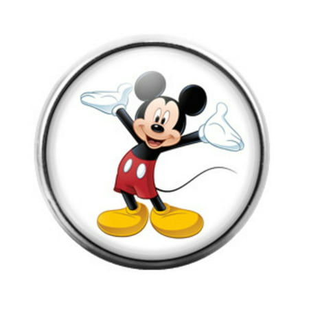Mickey Mouse- 18MM Glass Dome Candy Snap Charm GD0160