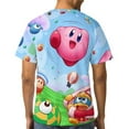 thumbnail image 6 of Kirby Poster Unisex Short Sleeve T Shirt Daily Novelty 3D Printed T-Shirts Soft Comfortable Tee Shirt Top For Men And Women, 6 of 7