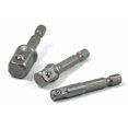 thumbnail image 2 of Chrome Vanadium Steel Socket Adapter Hex Key Handle to 1/4 3/8 1/2 Extended Drill Bar Hex, 2 of 5