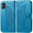 thumbnail image 2 of Compatible with Moto G Stylus 5G 2024 Wallet Case for Women, Leather Flip Case with Kickstand Magnetic and Card Holder Protective Phone Case for Moto G Stylus 5G 2024 Butterfly Blue SD, 2 of 12