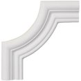 thumbnail image 1 of Ekena Millwork PML06X06SW 6 In. W X 6 In. H X.5 In. P Coin de Moulage de Panneau de Swindon Architectural, 1 of 1