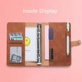 thumbnail image 2 of BE-TOOL PU A6 Notebook Binder Inner Paper Cover for Personal Planner Filler Paper Office School Use Brown (Binder Only), 2 of 8