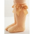 thumbnail image 3 of Biekopu Little Girls Socks, Cute Bowknot Decoration Soft Thin Middle-Length Sweet Socks for 0-5 Years Old, 3 of 7