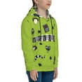 thumbnail image 3 of Kids Beetlejuice Pullover Hoodie Realistic 3d Print Graphic Hooded Sweatshirts With Drawstring, 3 of 8
