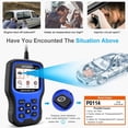 thumbnail image 4 of Autophix OM129 Enhanced OBD2 Scanner Check Engine Light Turn off MIL Clear Error Codes Car Code Reader EOBD OBDII Car Scanner Automotive Diagnostic Scan Tool Automotive Scanner Full OBD2 Functions, 4 of 7