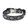 thumbnail image 4 of Vibrant Life Black and White Tribal Print Dog Collar, Size Medium, 4 of 10