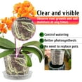thumbnail image 4 of Fabulas Orchid Pot, 8 Clear Plastic Orchid Pots with Holes and 8 Saucers, 5.5 Inch Orchid Pots for Repotting clear pots for plants, Flower Breathable Slotted Orchid Planter Clear Nursery Pots, 4 of 6