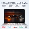 thumbnail image 6 of POCKAM P10PRO 10.1 inch Tablet, Android 16 Tablets with 120Hz Display, 48GB+128GB/2TB, T7250 Octa-Core, 8800mAh, Widevine L1, Gemini AI, 13MP+5MP, 3.5mm Headphone, Keyboard, Pen, 6 of 11
