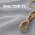 thumbnail image 6 of Farmhouse Shower Curtain with Ruffle Hem Linen Flax Grey Shower Curtains for Bathroom Country Vintage Rustic Natural Fabric, 72" W x 72" L, 6 of 6