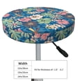 thumbnail image 4 of Bingfone Colorful Flowers Padded Round Bar Stool Cover Cushion with Elastic Fabric Round Chair Seat - Colorful Flowers, 4 of 7