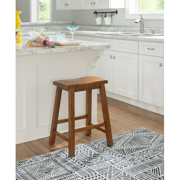 Powell "Honey Brown" Counter Stool, 24" Seat Height