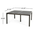 thumbnail image 6 of Square Aluminum Table, Woven Details | Outdoor Evening Dining, 6 of 6