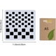 thumbnail image 2 of Plantillas de cuadrados, cubos cuadrados, 30 x 30 cm, grandes, lavables, reutilizables, de plástico, para letreros., 2 of 9