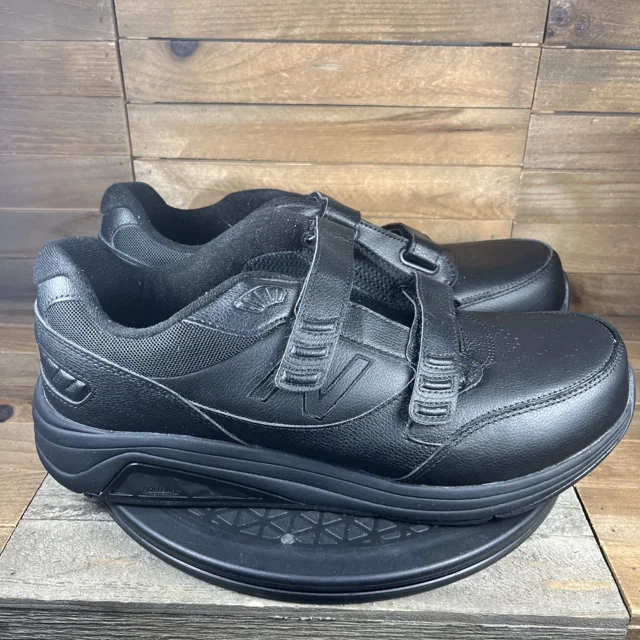 New Balance 928 V3 Mens Sz 12 2E Wide Black Hook & Loop Sneakers NO INSOLES