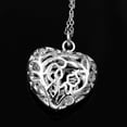 thumbnail image 4 of Collar para mujer, joyería para mujer, collar con colgante en forma de corazón, cadena para clavícula, regalo, collar de proyección, 4 of 5