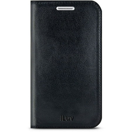 ILUV SS4DIARBK Samsung(R) Galaxy S(R) 4 Diary I Premium Leather Wallet Case