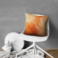 thumbnail image 5 of Watercolor Pastel Abstract Grunge with Paint Splatter Orange and Blue Throw Pillow Covers 18 X 18 Inch, Set Of 2, Linen Study Sofa Cushion Cover Indoor Living Room Home Decor, 5 of 7