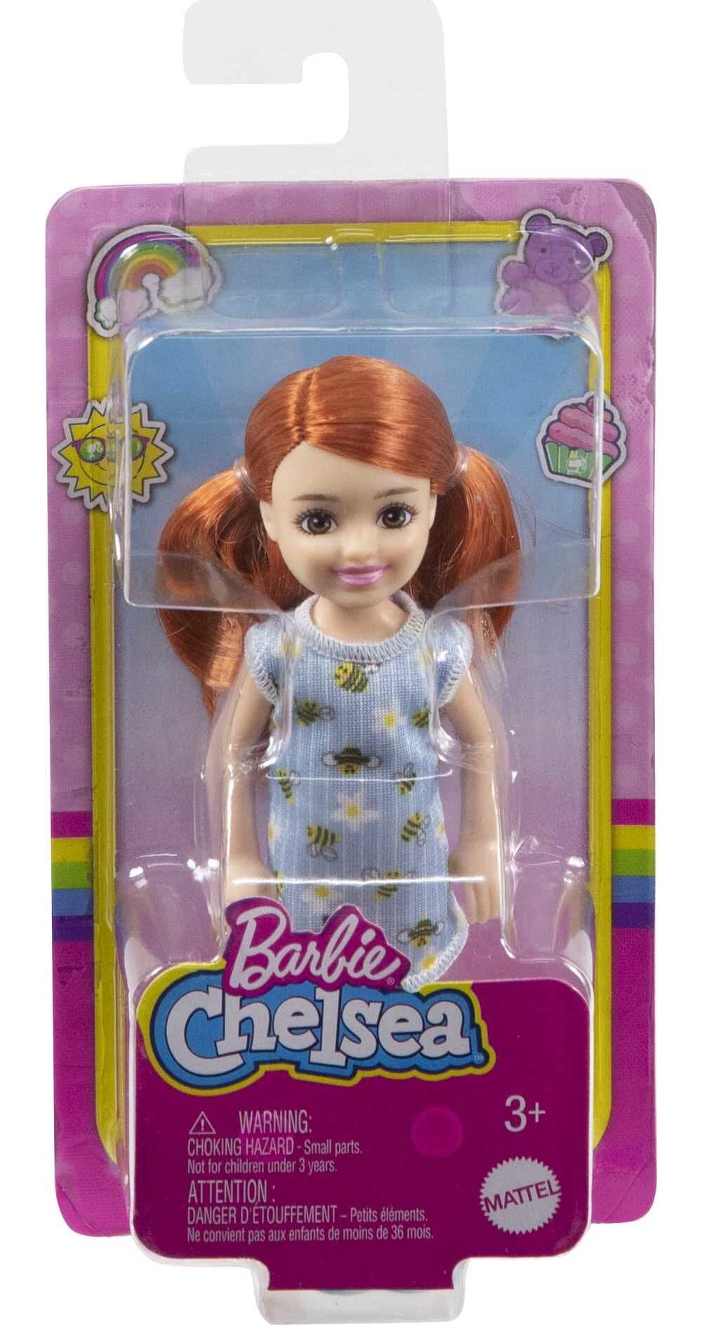 Selectiekader Detector Pellen Barbie Chelsea Doll, Small Doll with Blonde Hair in Ponytail & Blue Eyes in  Removable Rainbow Dress - Walmart.com