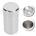 thumbnail image 4 of Tea Container, Tea Jar, Sealed Tea Leaf Storage Jar Silver  For Home Kitchen Tool Storing Tea, Coffee Beans L Size 550ml, 4 of 8