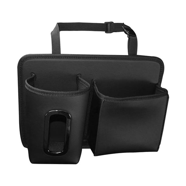 Organizador colgante para asiento trasero de coche, caja de pañuelos universal Negro