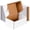 White-9 x 6 x 4 Inch (Pack of 25), variant on Brown 12 X 9 X 4 Inch (Pack of 20) Corrugated Cardboard Shipping Boxes
