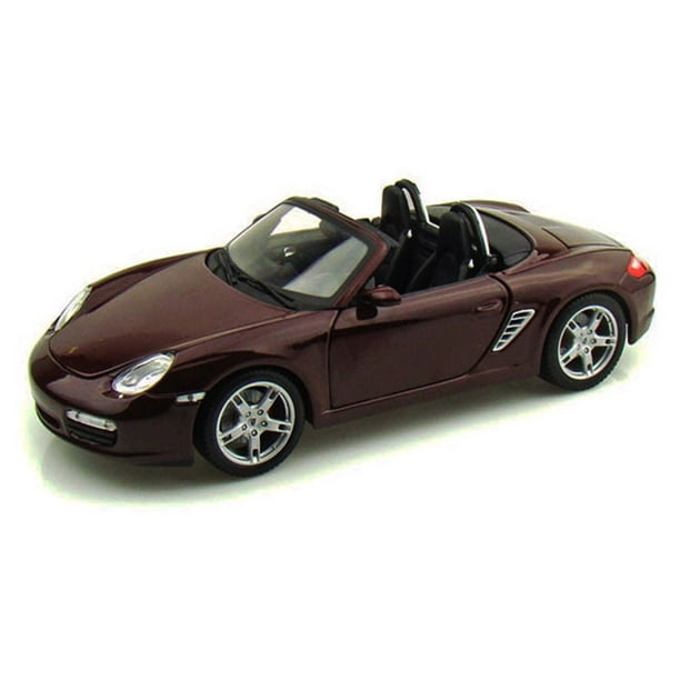 Porsche Boxster S Convertible, Maroon Maisto 31123 1/18 Scale