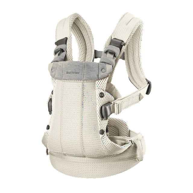 Porte-bébé BabyBjorn Harmony, Maille 3D, Crème