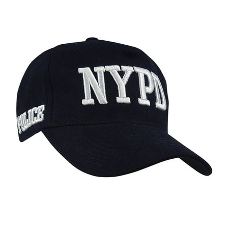 Officially Licensed NYPD Hat, Adjustable Cap, Navy Blue