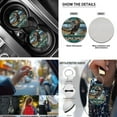 thumbnail image 5 of Jeiento Eagle Car Seat Cover Full Set with Steering Wheel Cover Seat Belt Strap Pads Armrest Pad Coasters Keychain Lipstick Holder Southwest Aztec Native American Navajo 13 PCS Auto Accessory Decor, 5 of 8