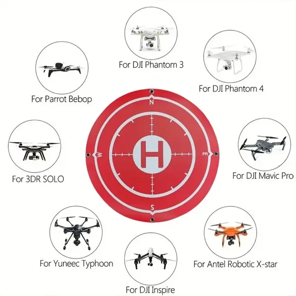 1 Set Parking Apron For Drone And Helicopter Landing Pad