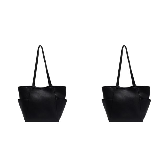 Bolso Hombro PU para Mujer Bolsos Vintage Cierre Cerrojo Hobo Elegante ()