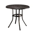 thumbnail image 2 of Tcbosik Outdoor Round Dining Table, Lightweight Aluminum AccentTable for Patio Backyard, Black, 2 of 8