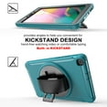 thumbnail image 5 of Dteck Galaxy Tab A 8.0 2019 Case, Heavy Duty 360 Degree Rotating Kickstand Full-Body Impact Resistant Cover with Hand Strap For Samsung Galaxy Tab A 8.0 Inch 2019 (SM-T290 /SM-T295), Light Blue, 5 of 11