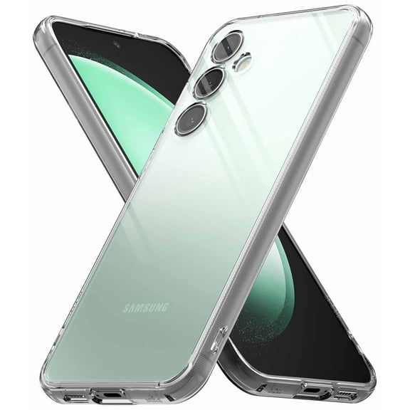 Ringke Fusion [Display The Natural Beauty] Compatible with Samsung Galaxy S23 FE Case, Shockproof Bumper Transparent Phone Cover for Women, Men - Clear