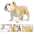 thumbnail image 3 of Bulldog Figurine Simulated Realistic Appearance Plastic Desktop Decoration Standing Bulldog Animal Model for Children, 3 of 8