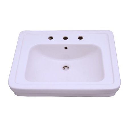 Barclay Sussex 550 Vitreous China 22 Pedestal Bathroom Sink With