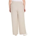 thumbnail image 6 of Hilary Radley Women's Wide Leg Crinkle Pants with Elasticwaistband (XX-Large, Tan), 6 of 6