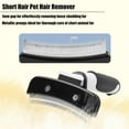 thumbnail image 6 of Cat Brush with Release Button, Self-Cleaning Cat Hair Brush for Shedding, Cat Deshedding Brush Dog Grooming Brush for Short Haired Cats Dogs Pet, Washable Hair Remover, Blade Size 3/4 Inch, 6 of 7