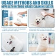thumbnail image 3 of 60ml Cleaning Foam Relieve Itchiness No Rinse Dog Cat Bathing Shampoo Pet Supply, 3 of 5