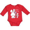 thumbnail image 3 of Inktastic Somebunny is One First Birthday Bunny Boys or Girls Long Sleeve Baby Bodysuit, 3 of 5
