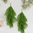 thumbnail image 5 of Norfolk Pine Garland Artificial Hanging Plants Realistic Ferns Decorative Faux Greenery for Home Office Wall Indoor Outdoor Garden Decor A One Size, 5 of 5